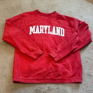 Maryland Terrapins Women’s Comfy Cord Pullover Sweatshirt